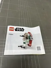 VINTAGE TOY LEGO MANUAL INSTRUCTIONS BOOKLET ART STAR WARS 75344 STARWARS