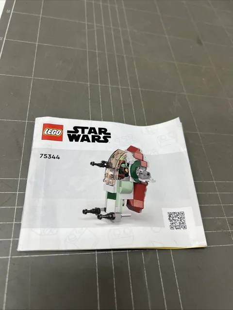 VINTAGE TOY LEGO MANUAL INSTRUCTIONS BOOKLET ART STAR WARS 75344 STARWARS