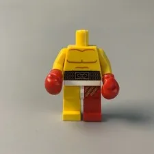 LEGO MINIFIGURE Boxer original body only  W/ red Boxing Gloves
