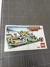 VINTAGE TOY LEGO MANUAL INSTRUCTIONS BOOKLET ART RACE 3000 3839