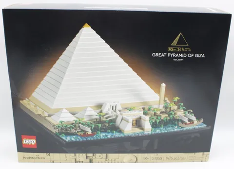 🏛️ LEGO Architecture Great Pyramid of Giza 21058 Brand New Box Damage 🏛️