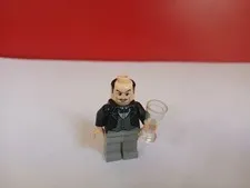 LEGO Batman Minifigure bat014 Alfred Pennyworth Butler Original 2006 Set 7783
