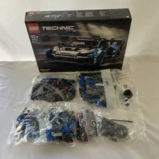 LEGO Technic McLaren Senna GTR 42123 Blue/Black 830pc Incomplete