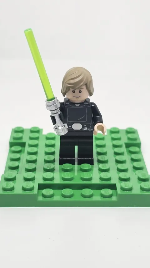 LEGO Star Wars Luke Skywalker Jedi Minifigure Hair with Side Part sw1262 Retired