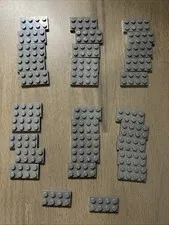 LEGO 3020 Dark Bluish Gray 2x4 Plate - 32 Pieces