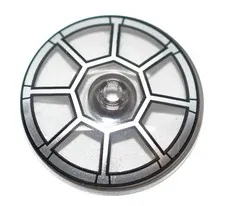 LEGO 4x4 Inverted Dish TIE Bomber Cockpit Window Silver Star Wars 75347 6407911