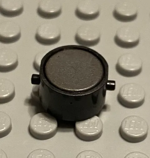 LEGO Black Round Magnet , Train