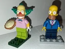 Lego Krusty & Homer (Sunday Best) 