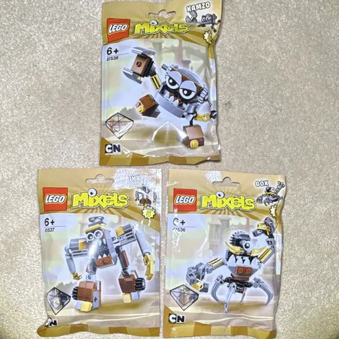 LEGO Mixels Series 5 - COMPLETE SET and Brand New - Jinky, Kamzo, Gox
