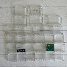 LEGO LOT 29 PCS TRANS CLEAR 1X4 1X6 WINDOW PANEL VARIETY BUILDING PIECES
