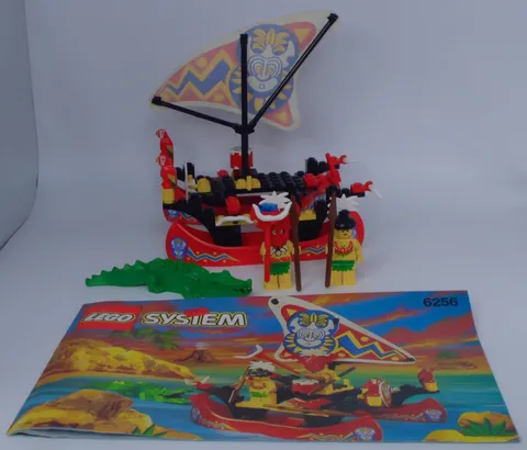 LEGO Pirates 6256 Islander Catamaran 100% Complete with instruction