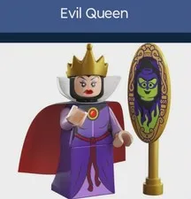 Lego 71038 Disney 100 Minifigure Evil Queen New Opened to Confirm Inner Sealed