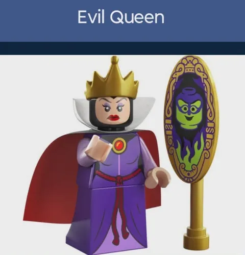 Lego 71038 Disney 100 Minifigure Evil Queen New Opened to Confirm Inner Sealed
