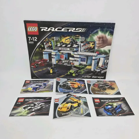 Lego Racers Lot Of 7 Instruction Manuals Only Tuner Garage & Vehicles