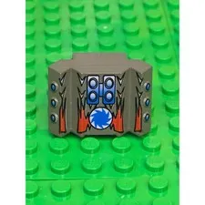 LEGO Brick 2x2 Mod No Stud With Pattern - 2001