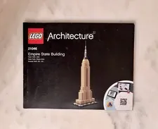 LEGO Architecture 21046 Empire State Building Instruction Manual  ONLY