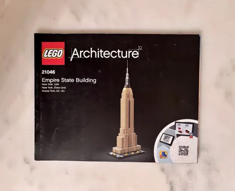 LEGO Architecture 21046 Empire State Building Instruction Manual  ONLY