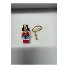 LEGO DC Wonder Woman Minifigure sh006 Gold Lasso Super Heroes Authentic