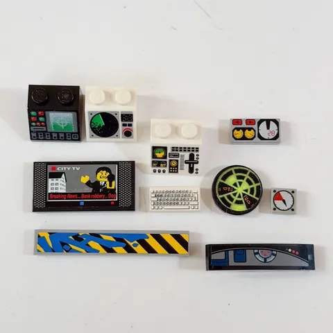 LEGO Control Panel Bundle Radar Computer Clock Gauge TV Bundle Lot Vintage