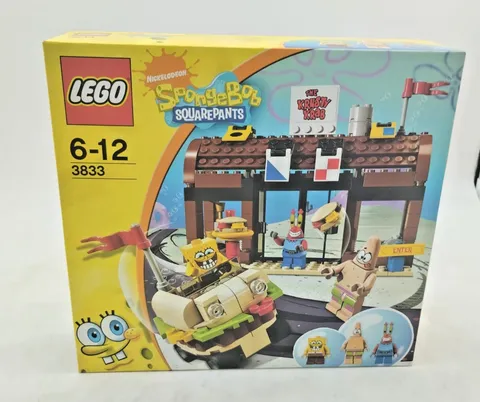 LEGO 3833 Krusty Krab Adventures New MISB Sealed SpongeBob SquarePants Original Packaging