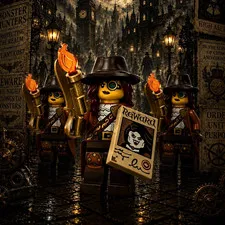 LEGO 3 Monster Hunter Minifigures Series 29 unopened Mystery Bag Blister Pack