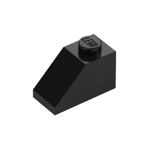LEGO 50x Black Slope 45 2 x 1 inv.594