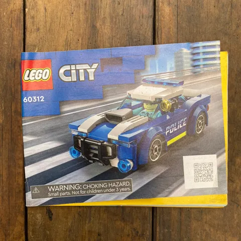 Lego City 60312  Police Car Instruction Manual Only