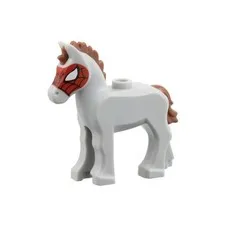 Lego Marvel Heroes Widow Light Bluish Gray Horse 82445pb05 Minifigure #WAB102