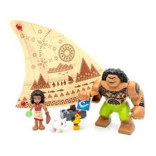 LEGO Disney Princess Mini Doll Bundle Moana Maui Hei Hei Pua 41150 Ocean Voyage