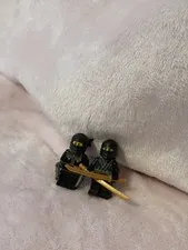 LEGO NINJAGO Black Ninja Minifigure with Sword Plastic, Ages 5+