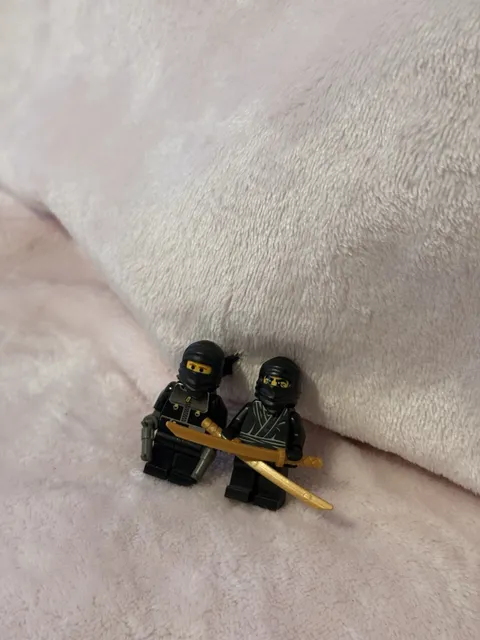LEGO NINJAGO Black Ninja Minifigure with Sword Plastic, Ages 5+
