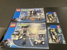LEGO CITY 7035 7034 7030-2 World City Police Station  Truck manuals ONLY Lot 02