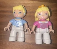 LEGO Duplo Cinderella And Princess Aurora Lot Of 2