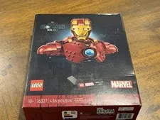 LEGO Marvel Iron Man MK4 Bust 76327 Infinity Saga 436 pc Factory Sealed Box