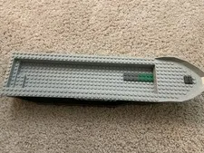 Unbranded Police Boat Hull 50x12x7 - LEGO City 60129 Compatible - FLOATING Base