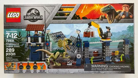 LEGO JURASSIC WORLD 75931 - DILOPHOSAURUS OUTPOST ATTACK - SEALED!! BRAND NEW!!