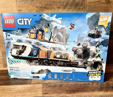 LEGO City Explorer Train 60470 NIB 1517-Piece Remote Control Building Set