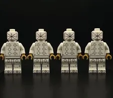 Lego Printer Alignment Smart Minifigure Rare Prototype Test Misprint Lot 1A-1D
