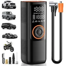 Oms Rank Tire Inflator Portable Air - 150 Psi Cordless Air Pump 7800Mah 12V Dc