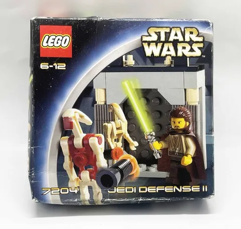 LEGO Star Wars Jedi Defense II 7204 In 2002 New Retired