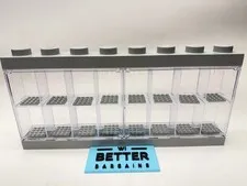 🔥🔥 LEGO Storage 4066 Grey Minifigure Display Case!! 16 Figures🔥🔥