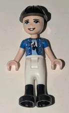 Lego Friends Zack Minifigure frnd0286 41367 White Riding Pants Mini Doll Minifig