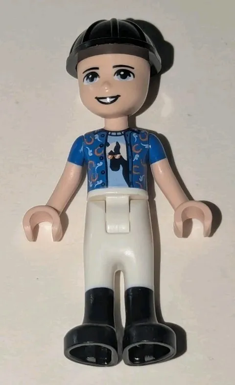 Lego Friends Zack Minifigure frnd0286 41367 White Riding Pants Mini Doll Minifig