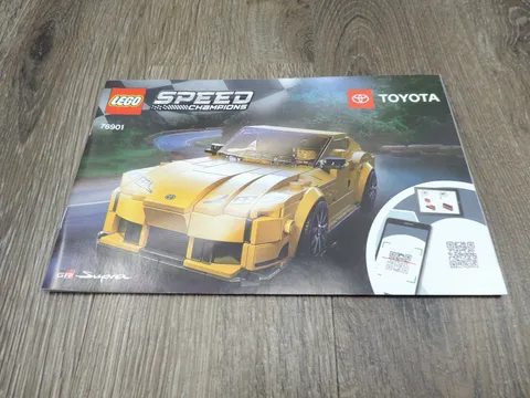 Lego Speed Champions Toyota 76901 Instruction Manual Only