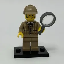 Lego Detective Minifigure Collectible Series 5 CMF Complete w/ Magnifying Glass