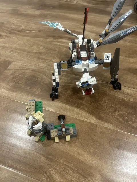 LEGO NINJAGO: Titanium Dragon (70748) Complete W/ Instructions No Box Read