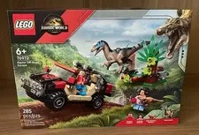 Lego #76972 Jurassic World Raptor Off-Road Escape 285 pcs New
