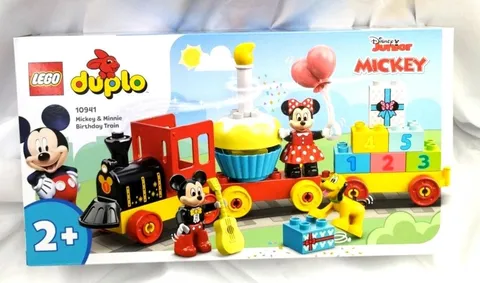 LEGO Duplo Disney Junior 10941 Mickey & Minnie Birthday Train Building Toy Set