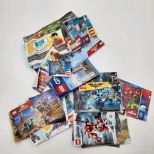 LEGO Instruction Manual Books Bulk Lot of 30: Marvel DC Minecraft City Ninjago