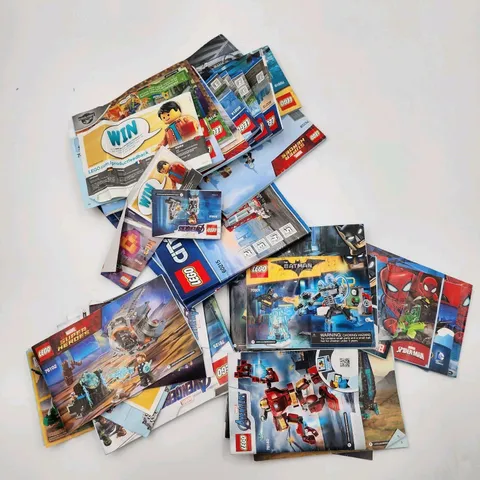 LEGO Instruction Manual Books Bulk Lot of 30: Marvel DC Minecraft City Ninjago